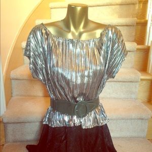 Kudu - Soft Shiny Silver Top